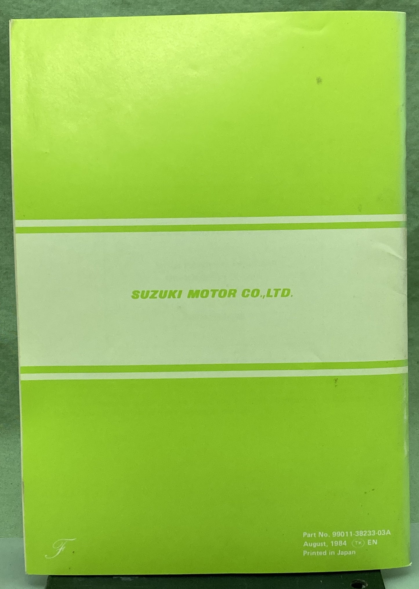 Genuine Suzuki 99011-38233-03A DR250 Owner's Manual 1984