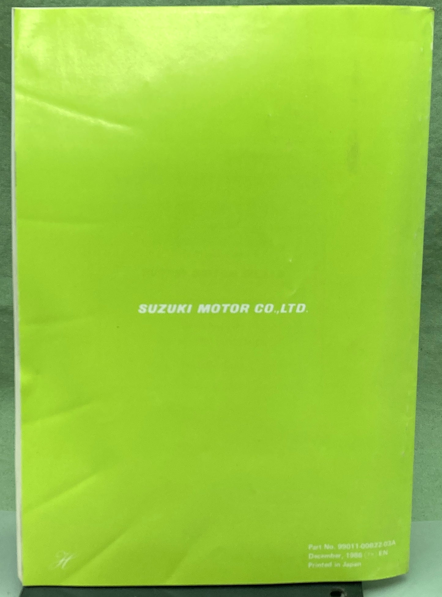 Genuine Suzuki 99011-00B22-03A RM250 Owner's Manual 1986