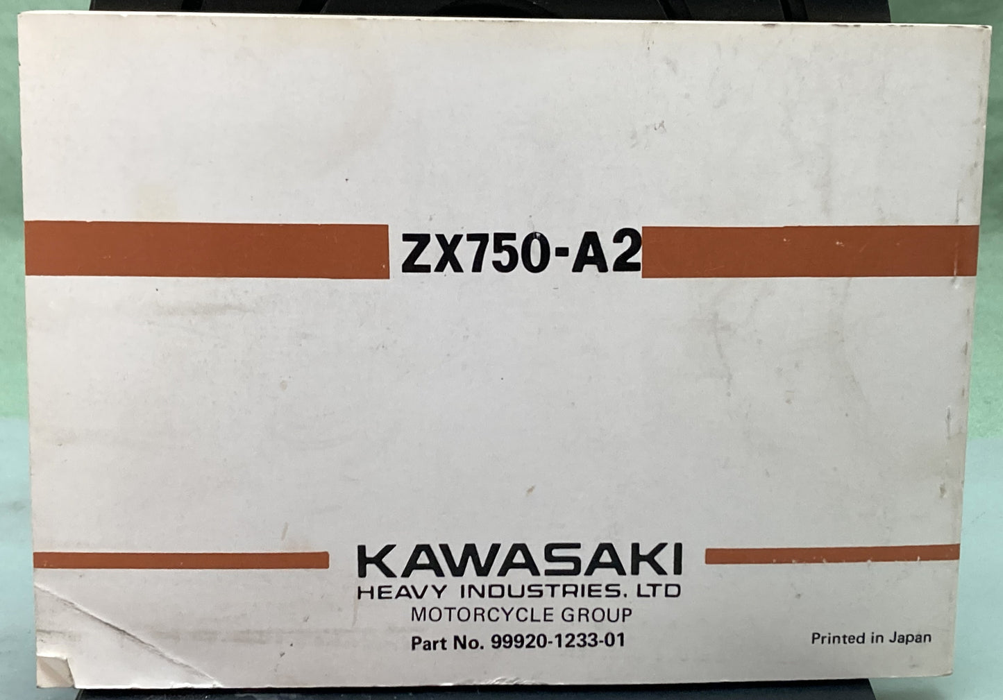 Genuine Kawasaki 99920-1233-01 GP Z750 Owner's Manual 1983