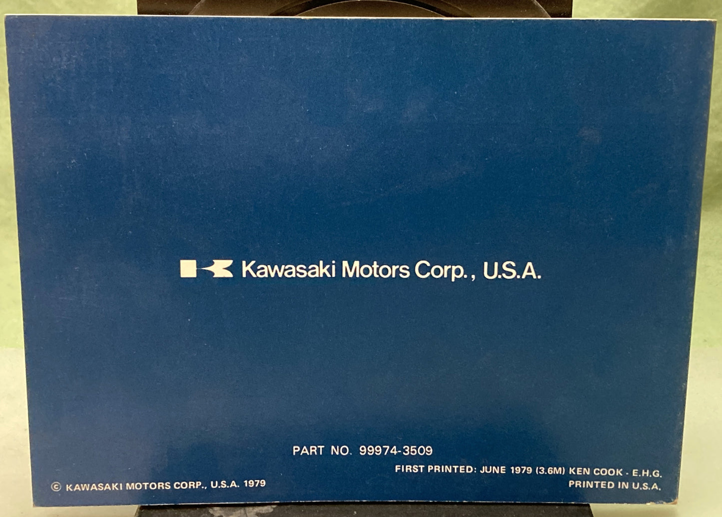 Genuine Kawasaki 99974-3509 Drifter F/A SC340-A1 Snowmobile Owner's Man. '79