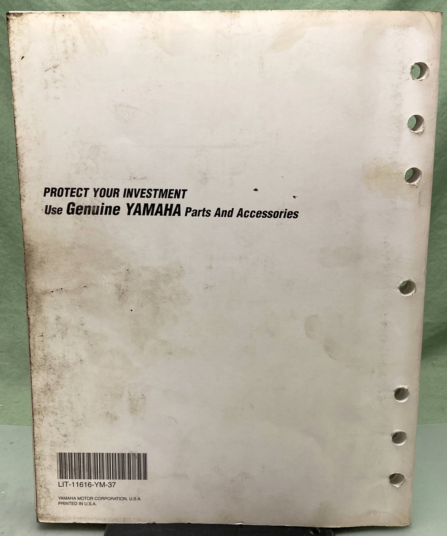 Genuine Yamaha LIT-11616-YM-37 YFM350X Warrior Service Manual 1997