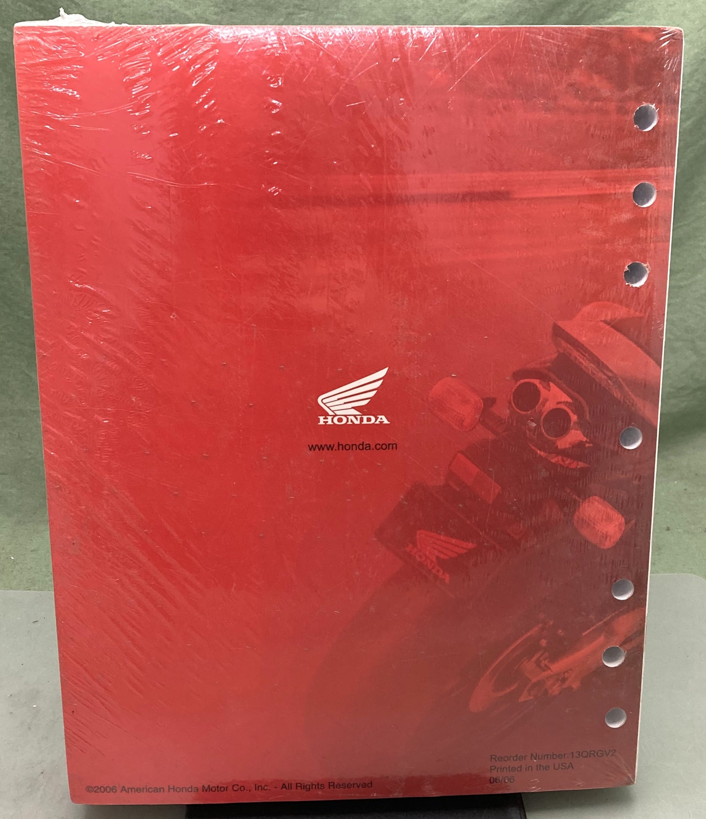 New Genuine Honda 13QRGV2 Motorcycle Genuine Parts Quick Reference Guide '06