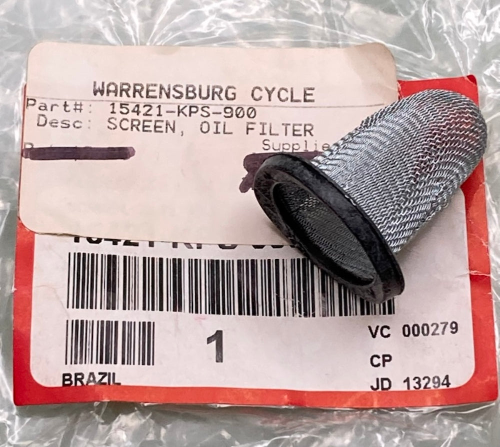 Honda 15421-KPS-900 Screen, Oil, Filter New Genuine