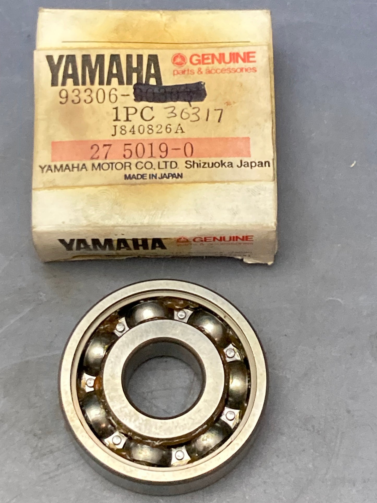 New Genuine Yamaha 93306-30317 Bearing (4Hm)