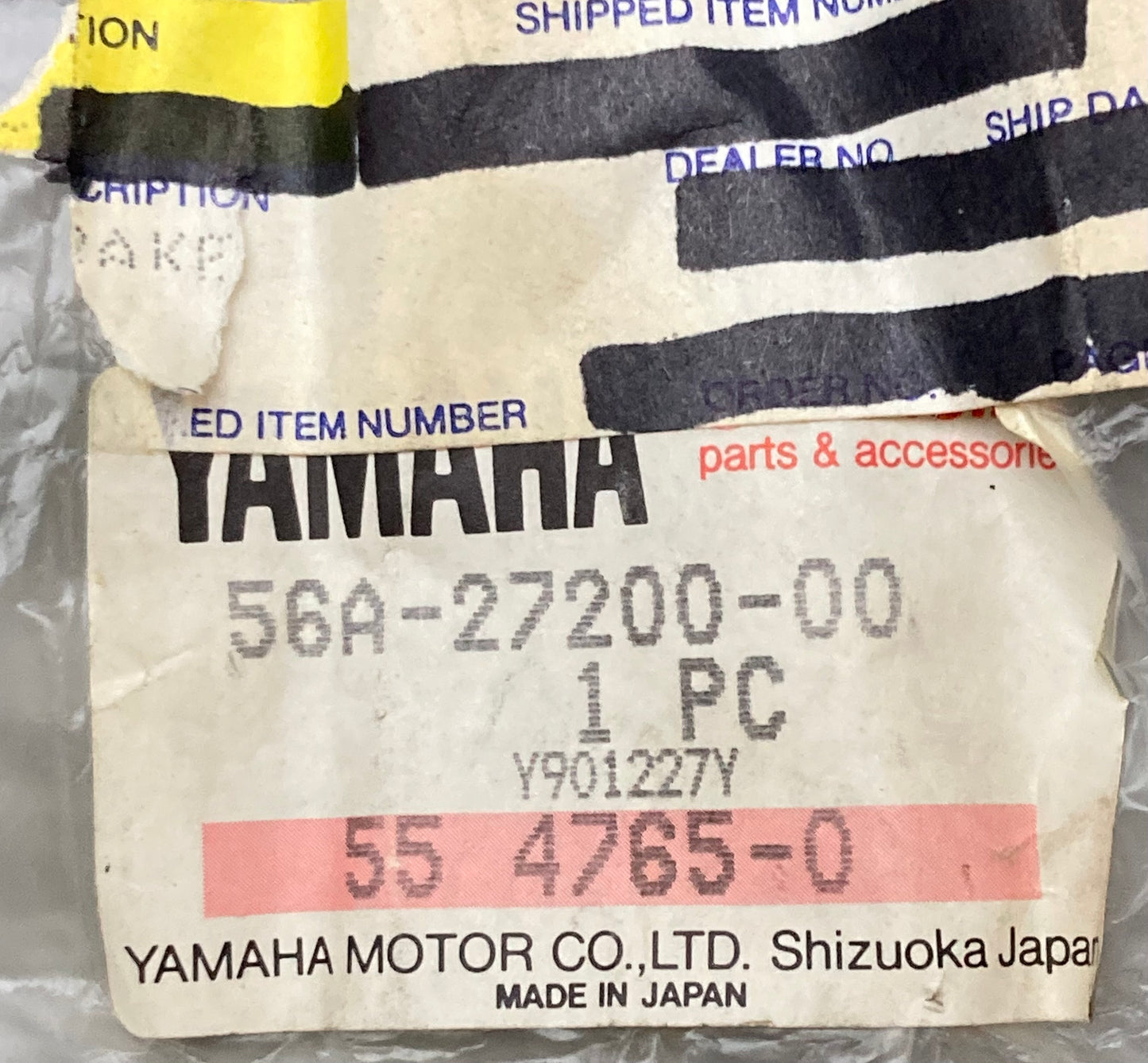 New Genuine Yamaha 56A-27200-00 Brake Pedal