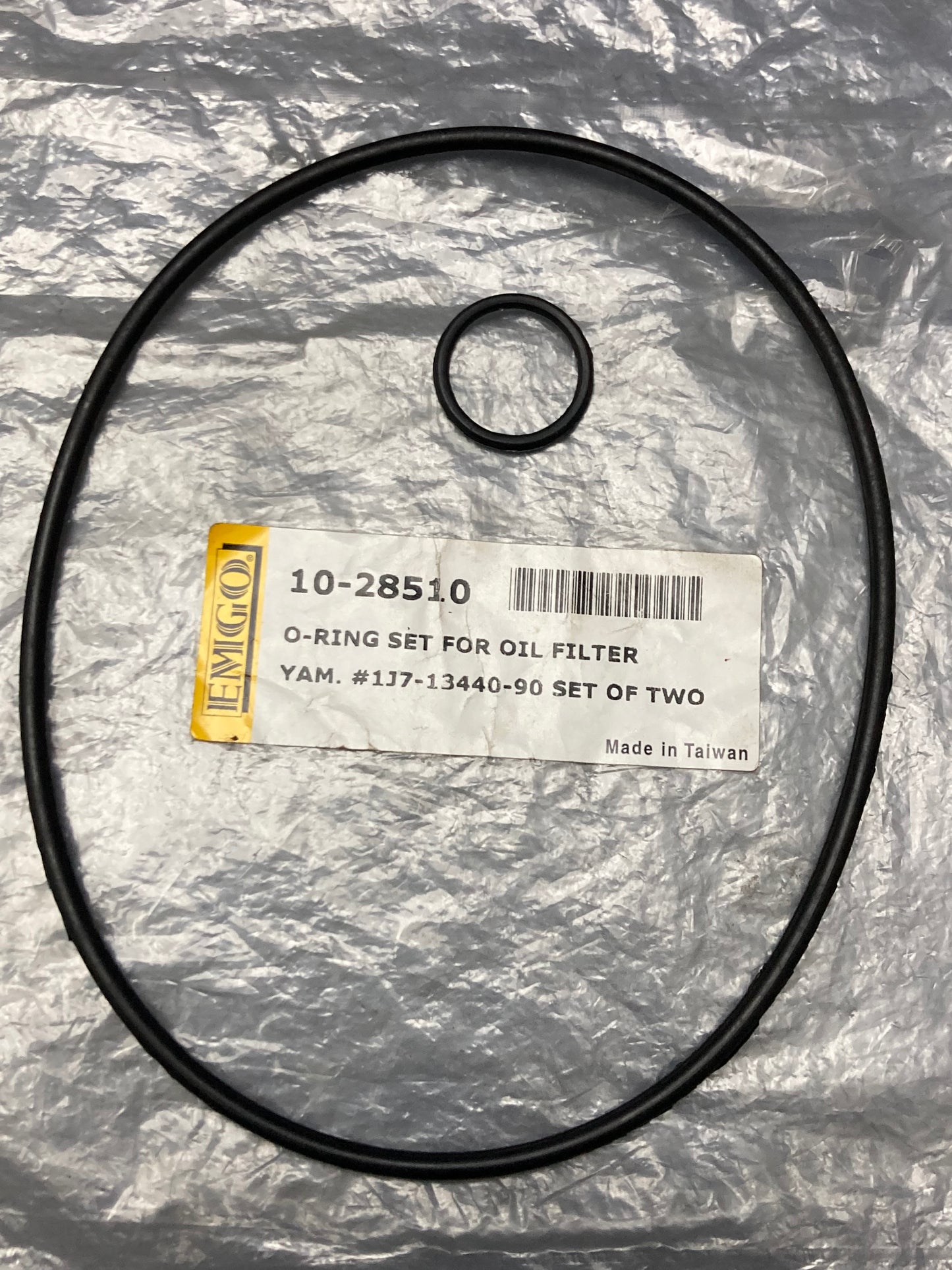 New Genuine Emgo 10-28510 Oil Filter Cover O-Ring Set