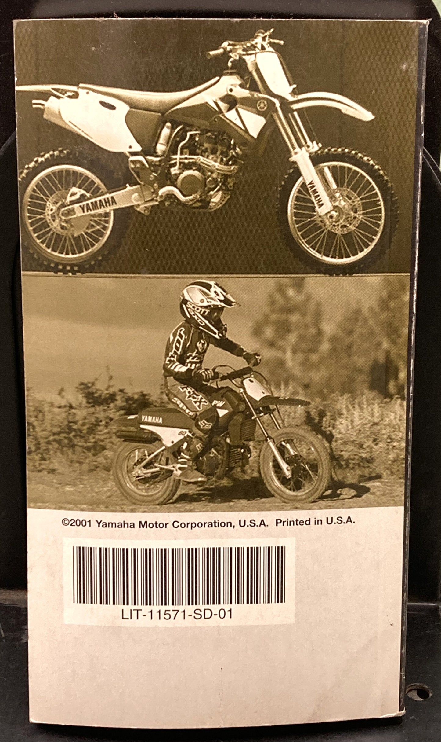 Gen. Yamaha LIT-11571-SD-01 Motorcycle and Riva Technical Service Data '99-'01