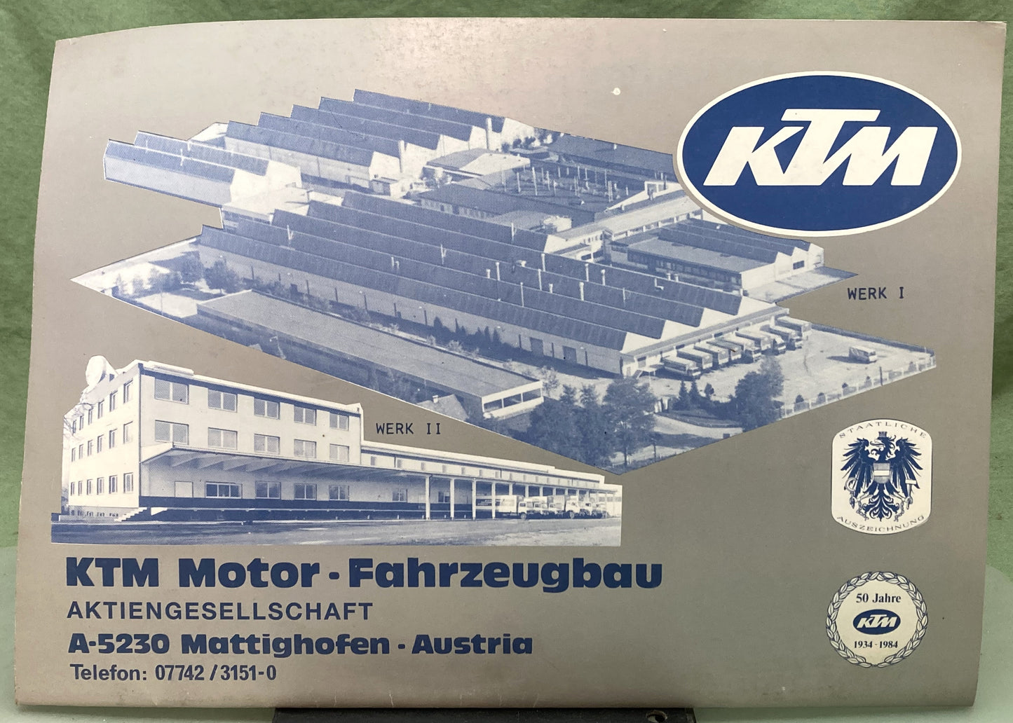 Genuine KTM 20139488 Engine 125 VC Repair Manual '88-'89