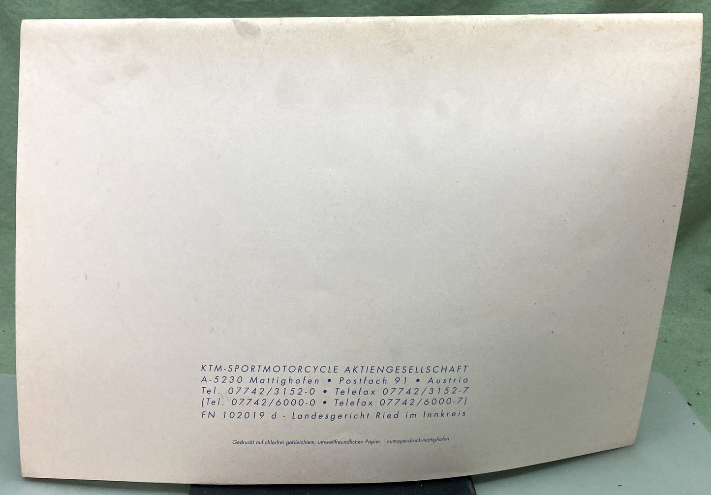 KTM 3203921095 400/620 Super Competition, RXC, EXC, EGS Spare Parts Manual '96