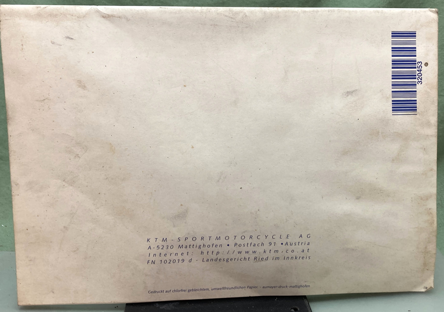 Genuine KTM 320453798 125/200 Motor Engine Spare Parts Manual '99