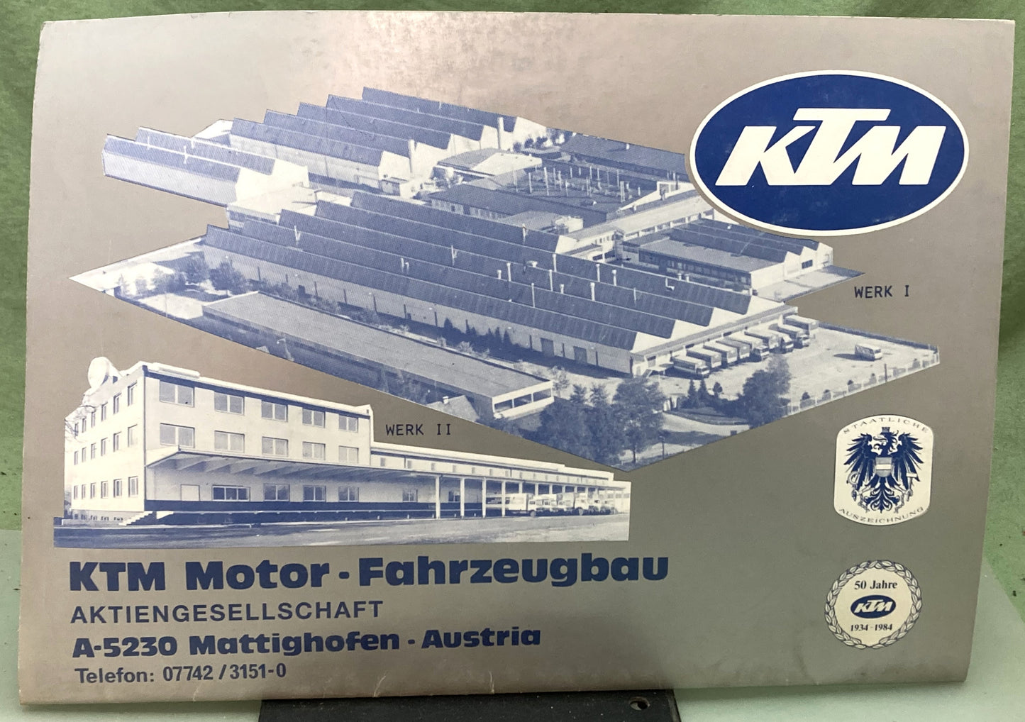 Genuine KTM 20138388 Motor 350/III, 500/III Repair Manual '88