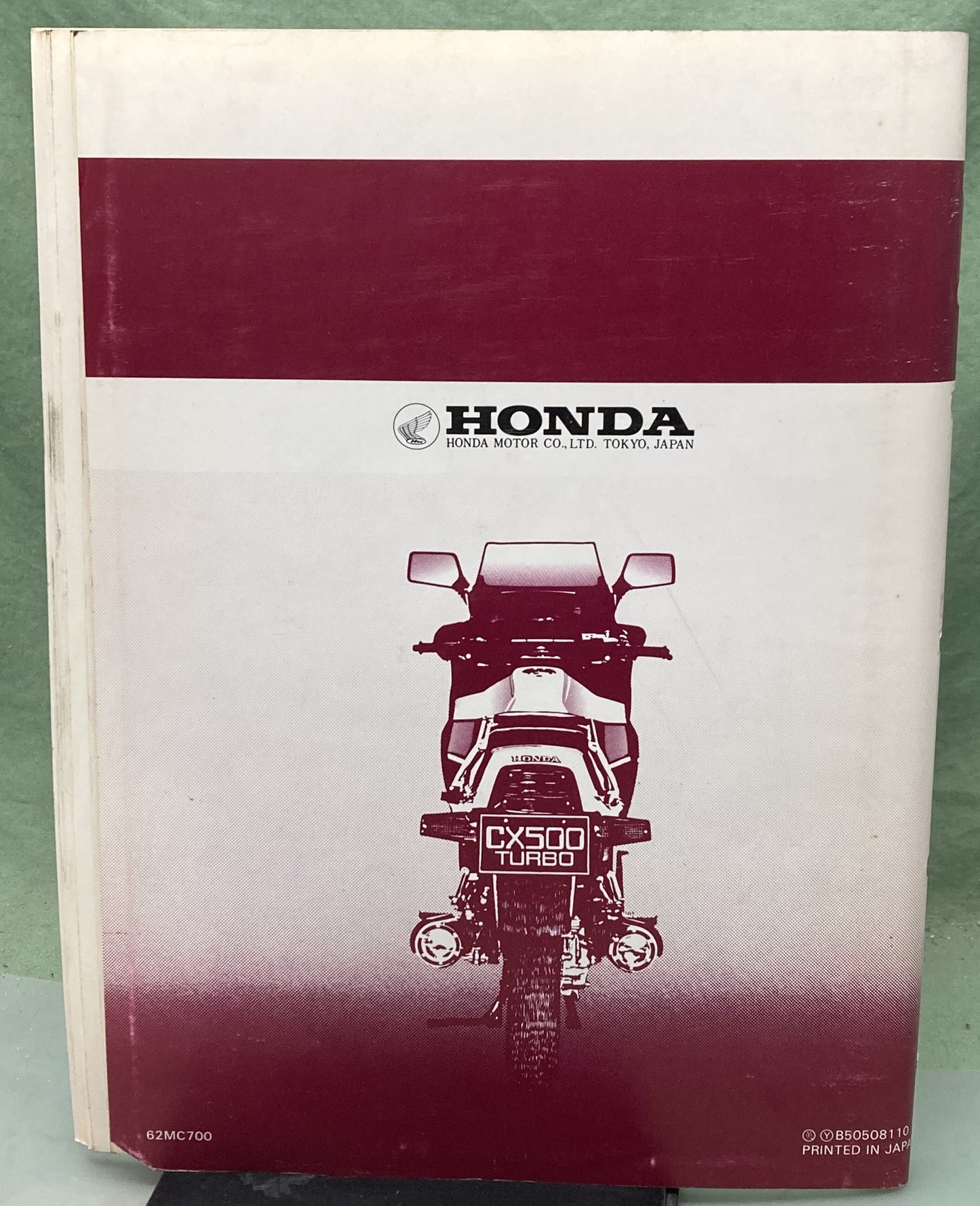 Genuine Honda 62MC700 CX500 Turbo Service Manual 1981