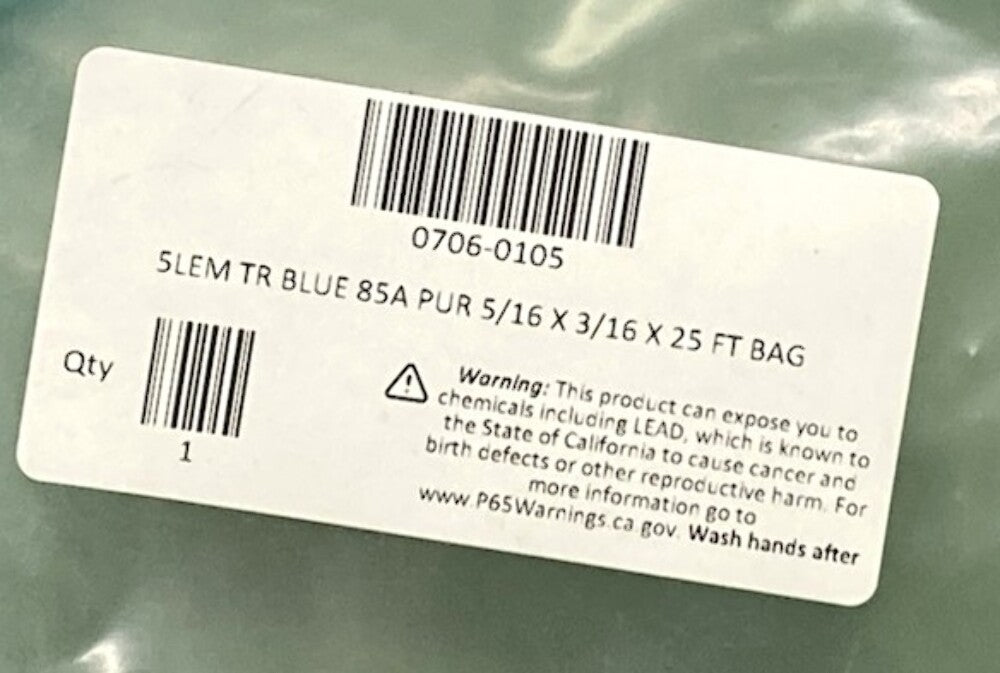 New Replaces Parts Unlimited 0706-0105 5/16" x 3/16" Polyurethane Fuel Line 25'