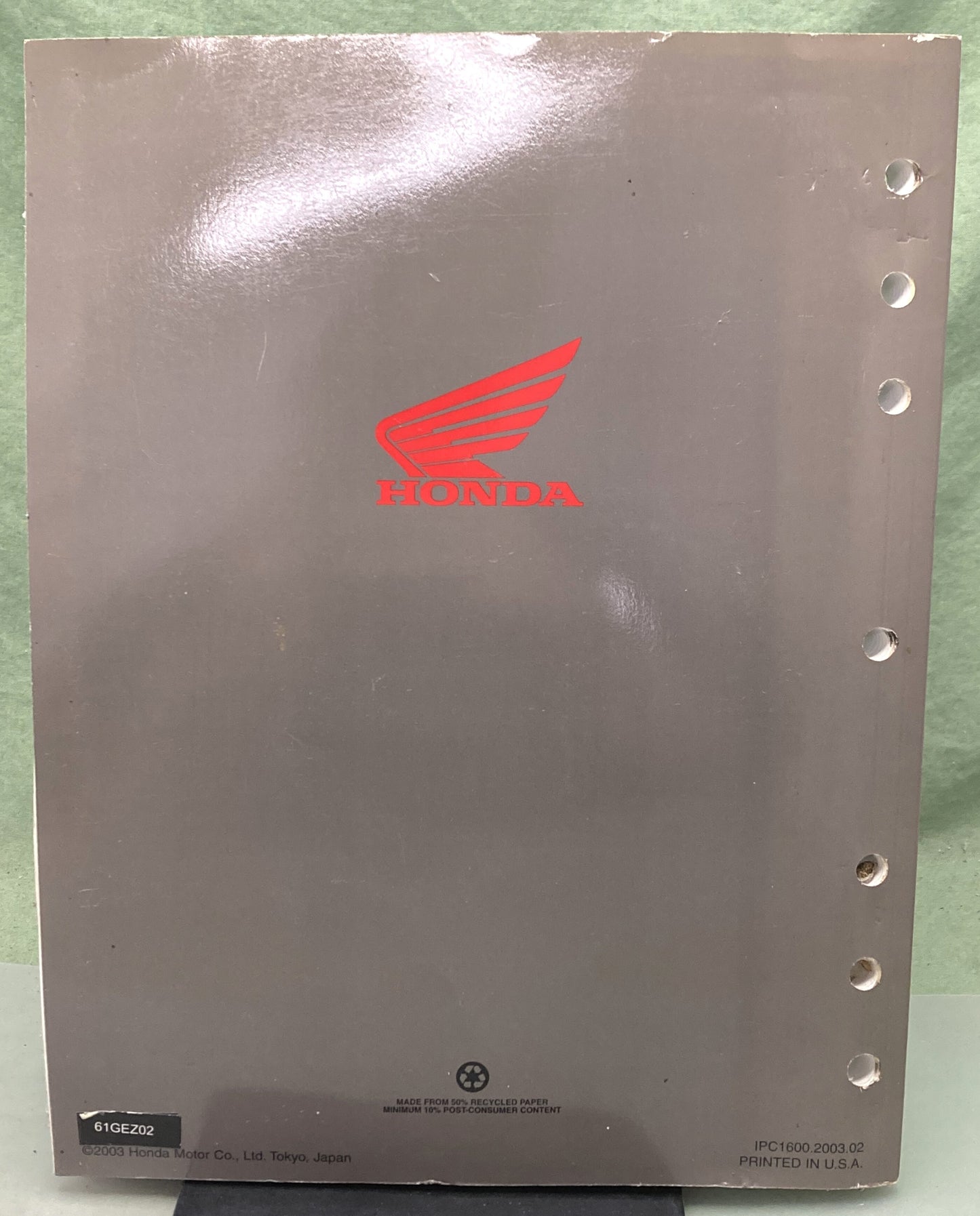 Genuine Honda 61GEZ02 NPS50 Ruckus Service Manual 2002