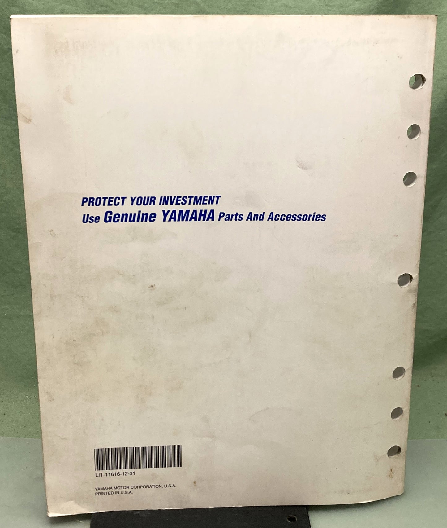 Genuine Yamaha LIT-11616-12-31 CW50L Service Manual 1998