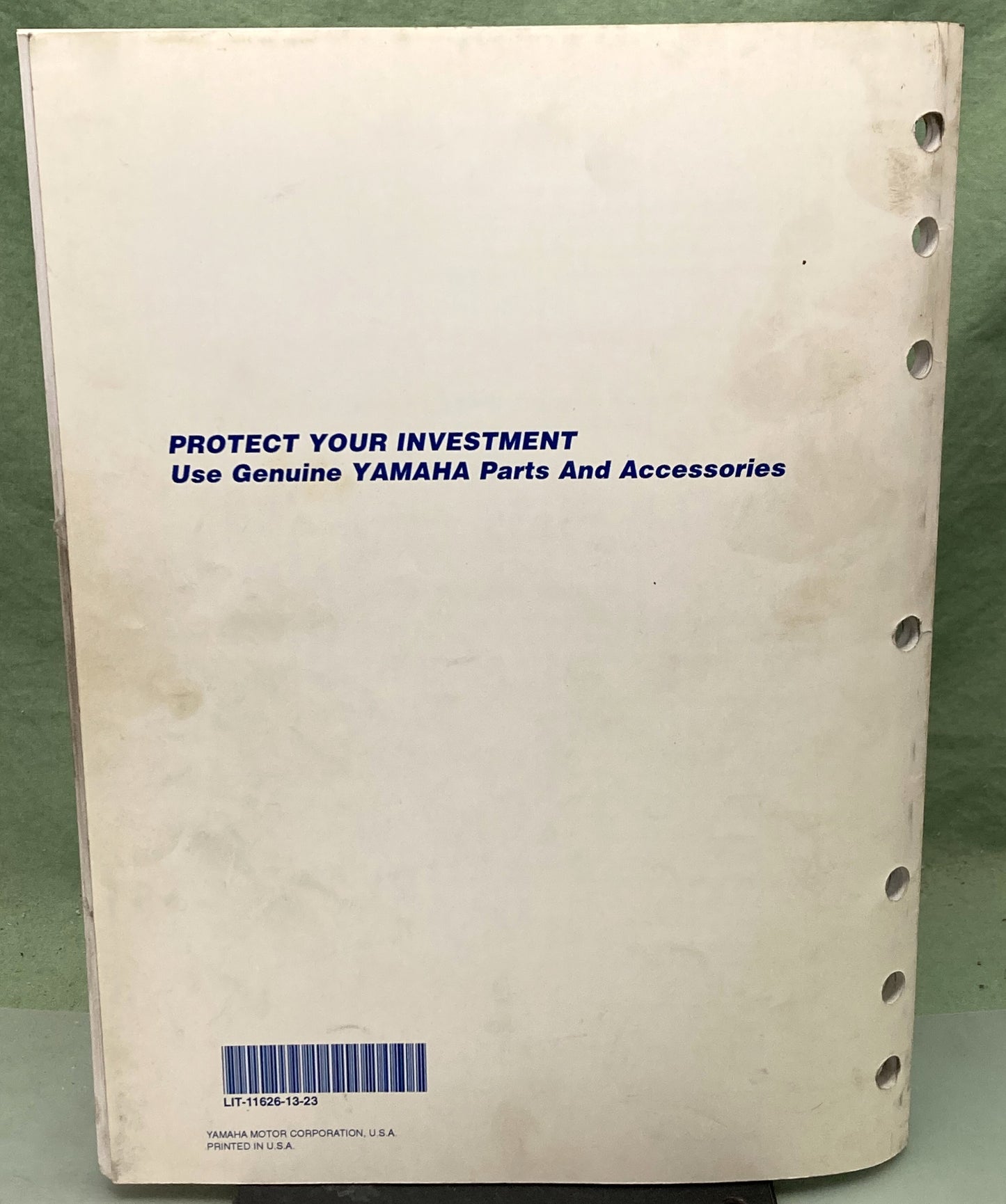 Genuine Yamaha LIT-11626-13-23 PW50M1 Service Manual 1999