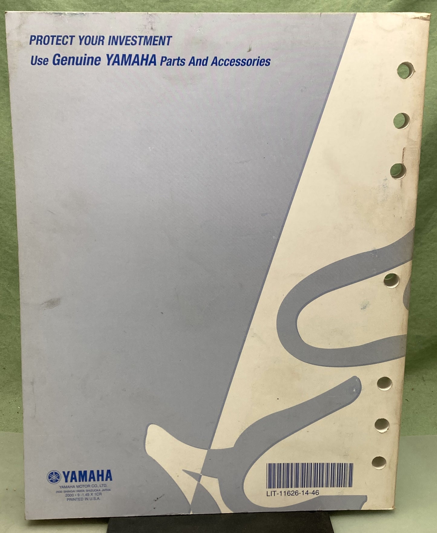 Genuine Yamaha LIT-11626-14-46 YZ250FN Owner's Service Manual 2000