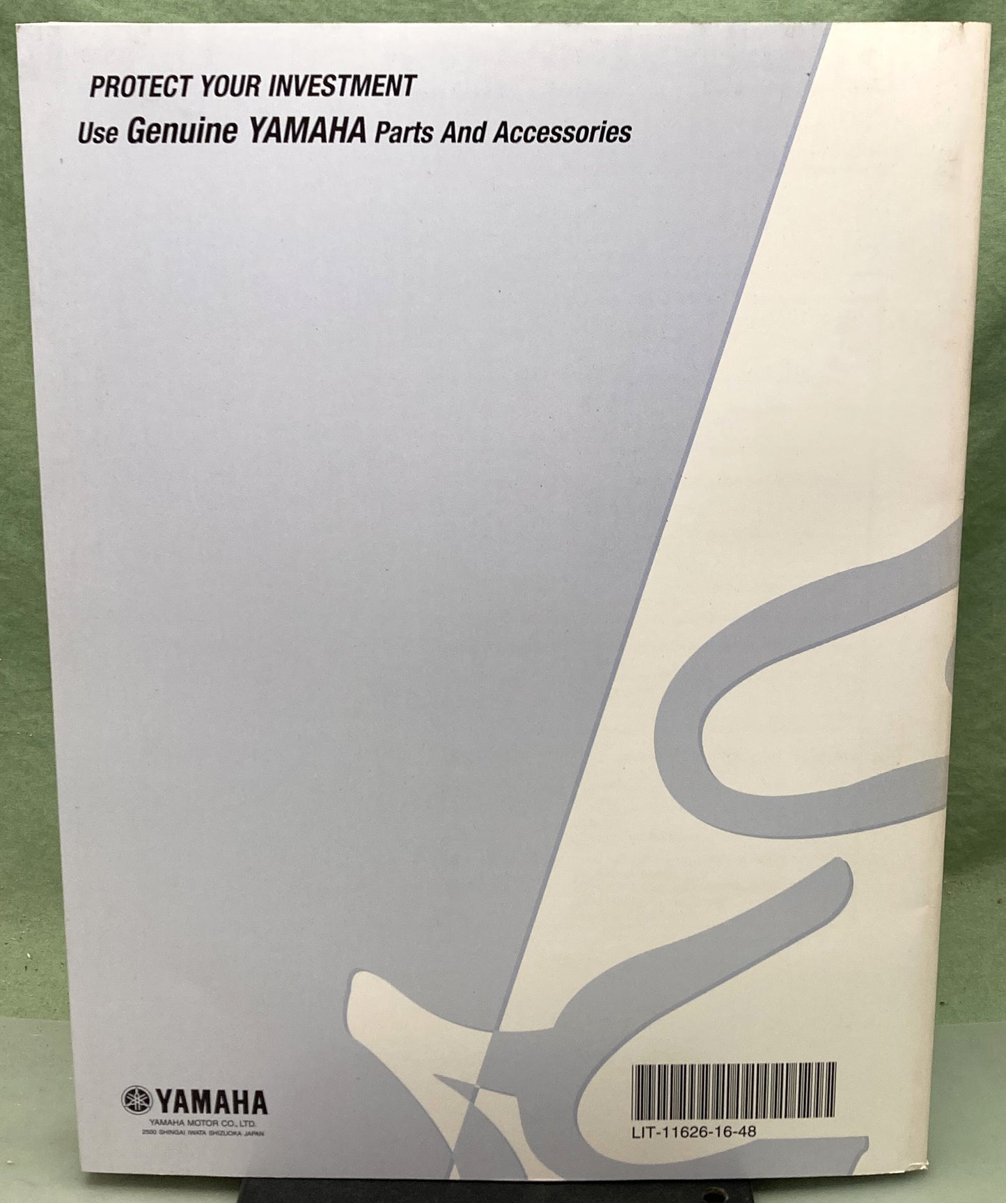 Genuine Yamaha LIT-11626-16-48 WR250FR Owner's Service Manual 2002