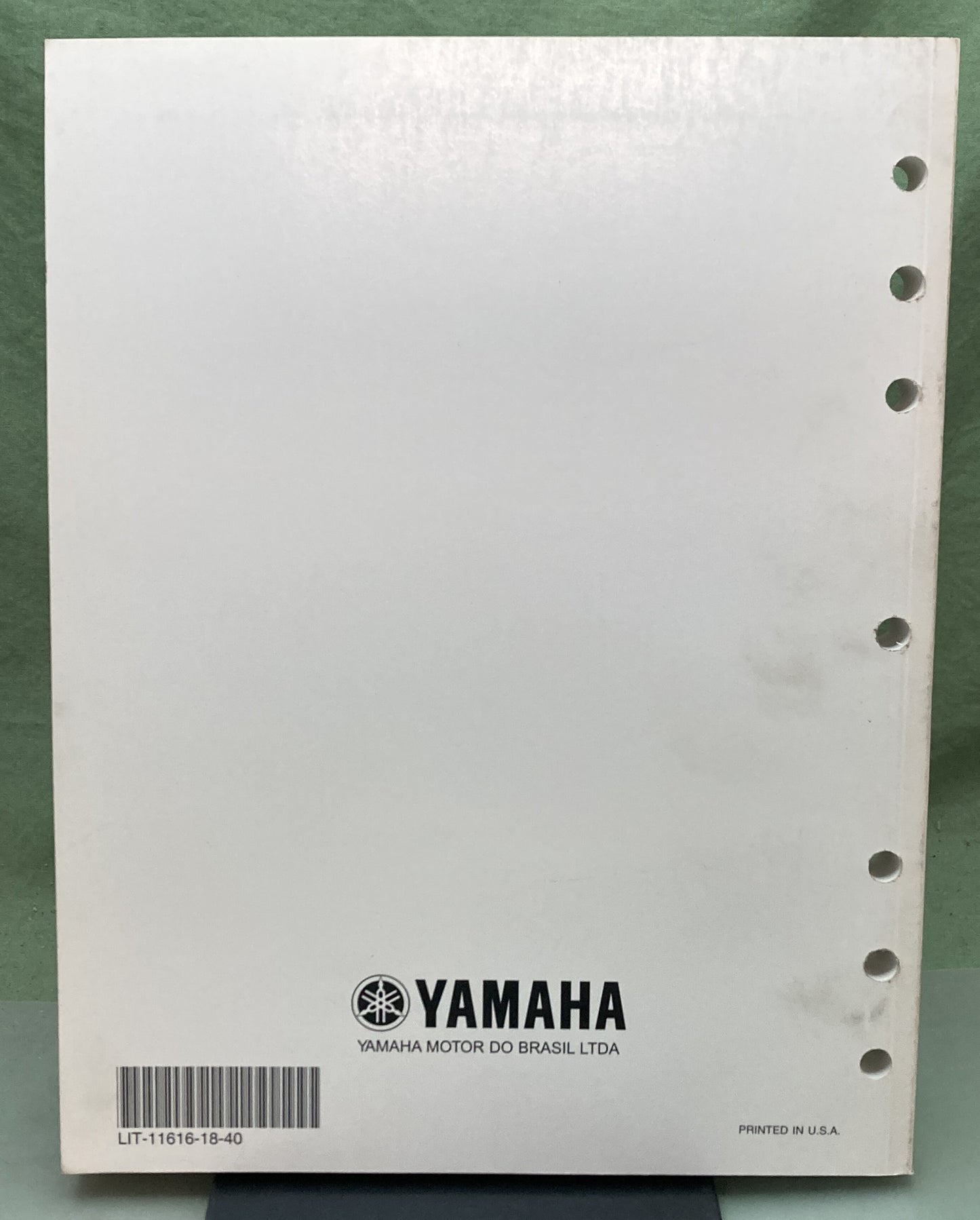 Genuine Yamaha LIT-11616-18-40 TTR230T Service Manual 2005