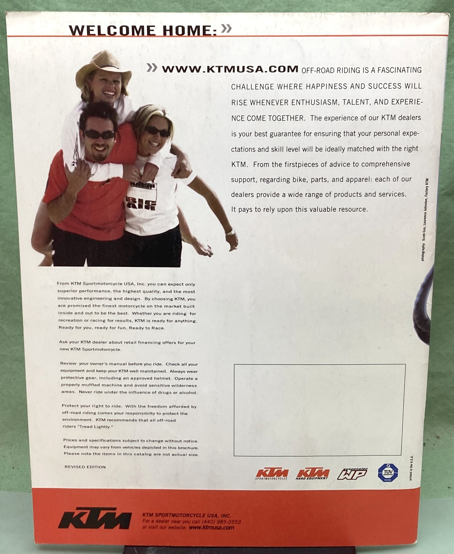 Genuine KTM Hard Equipment/Powerparts Catalog 2003