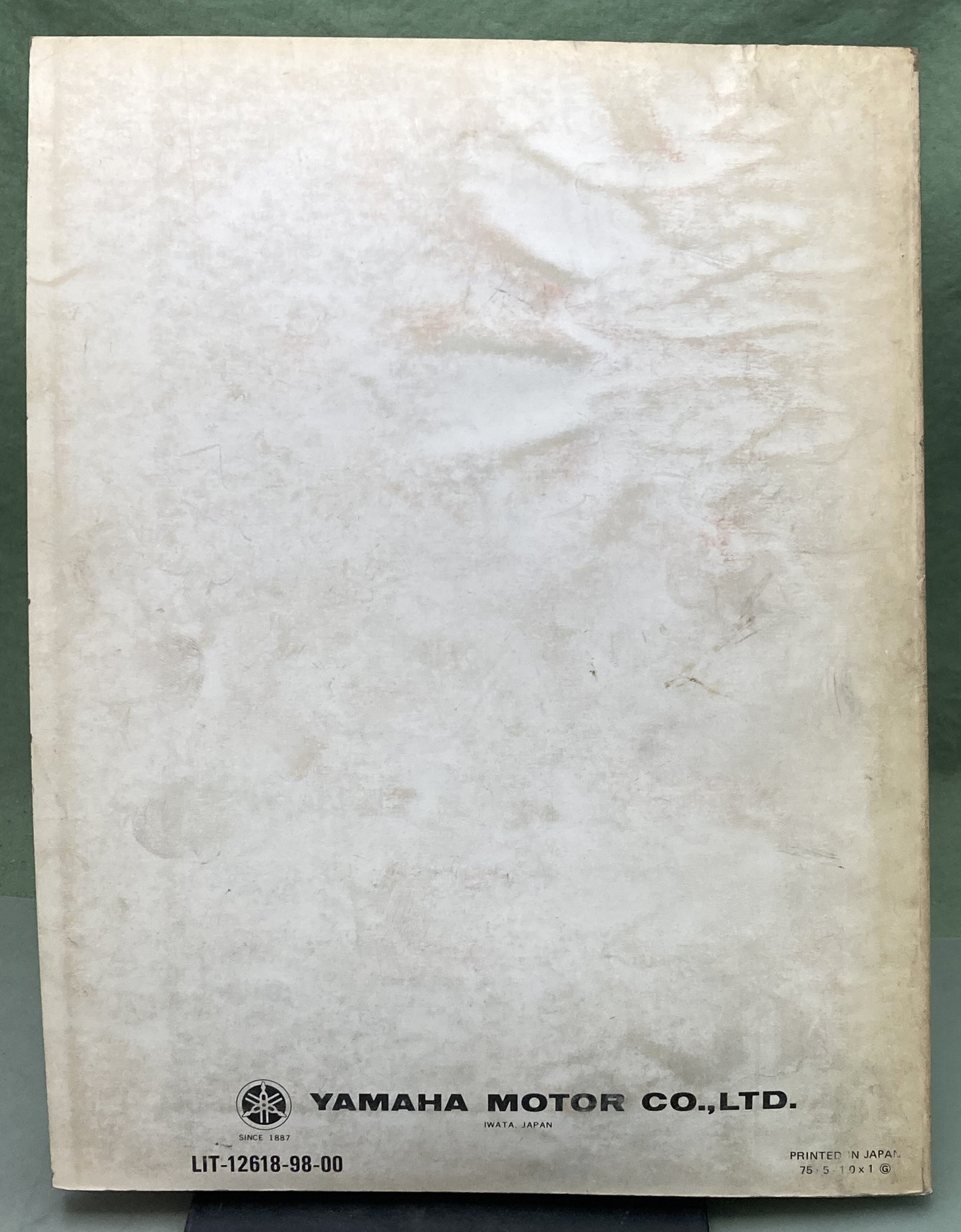 Genuine Yamaha LIT-12618-98-00 Snowmobile GS300 Service Manual 1975