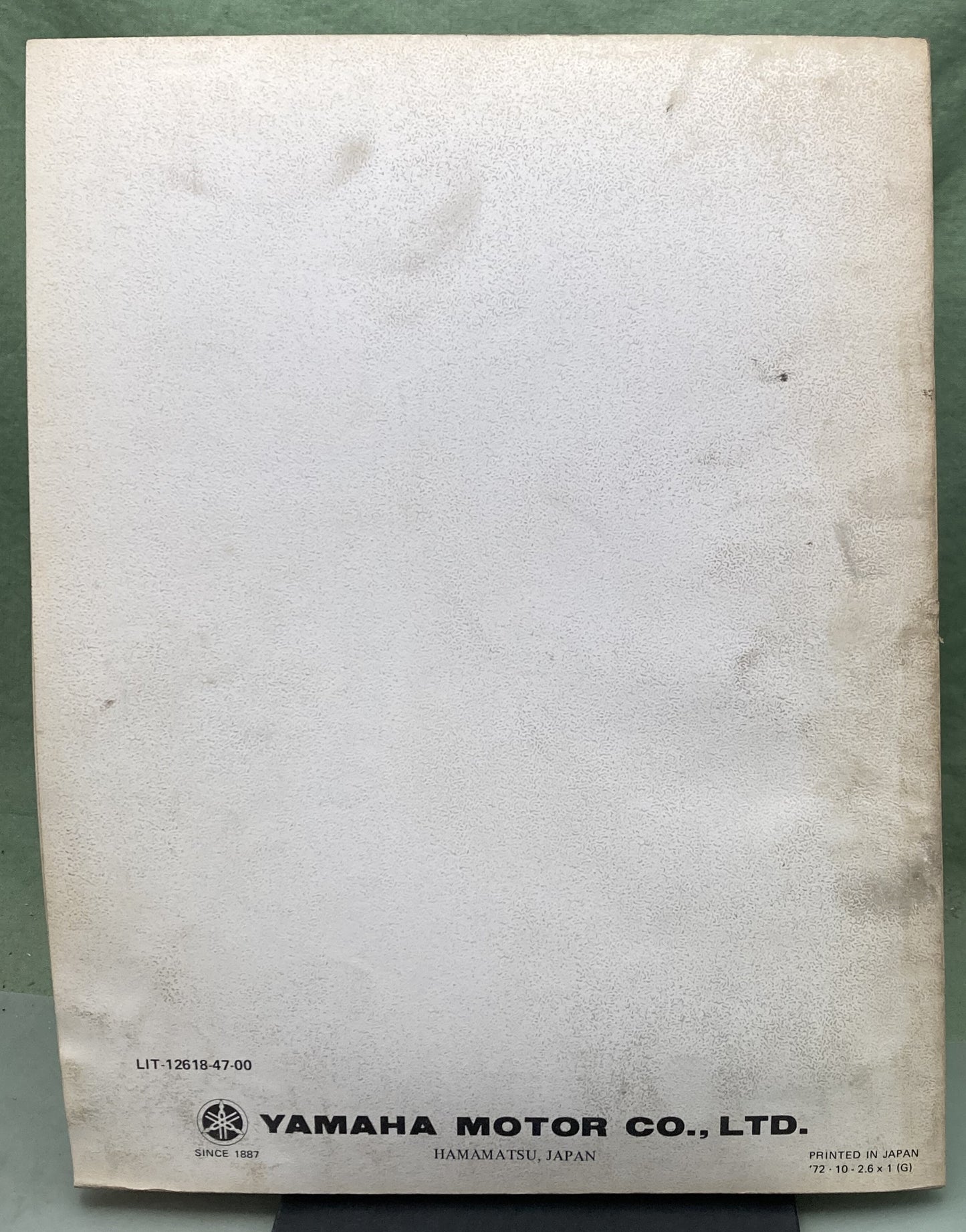 Genuine Yamaha LIT-12618-47-00 GP643B/EW643B Service Manual 1972