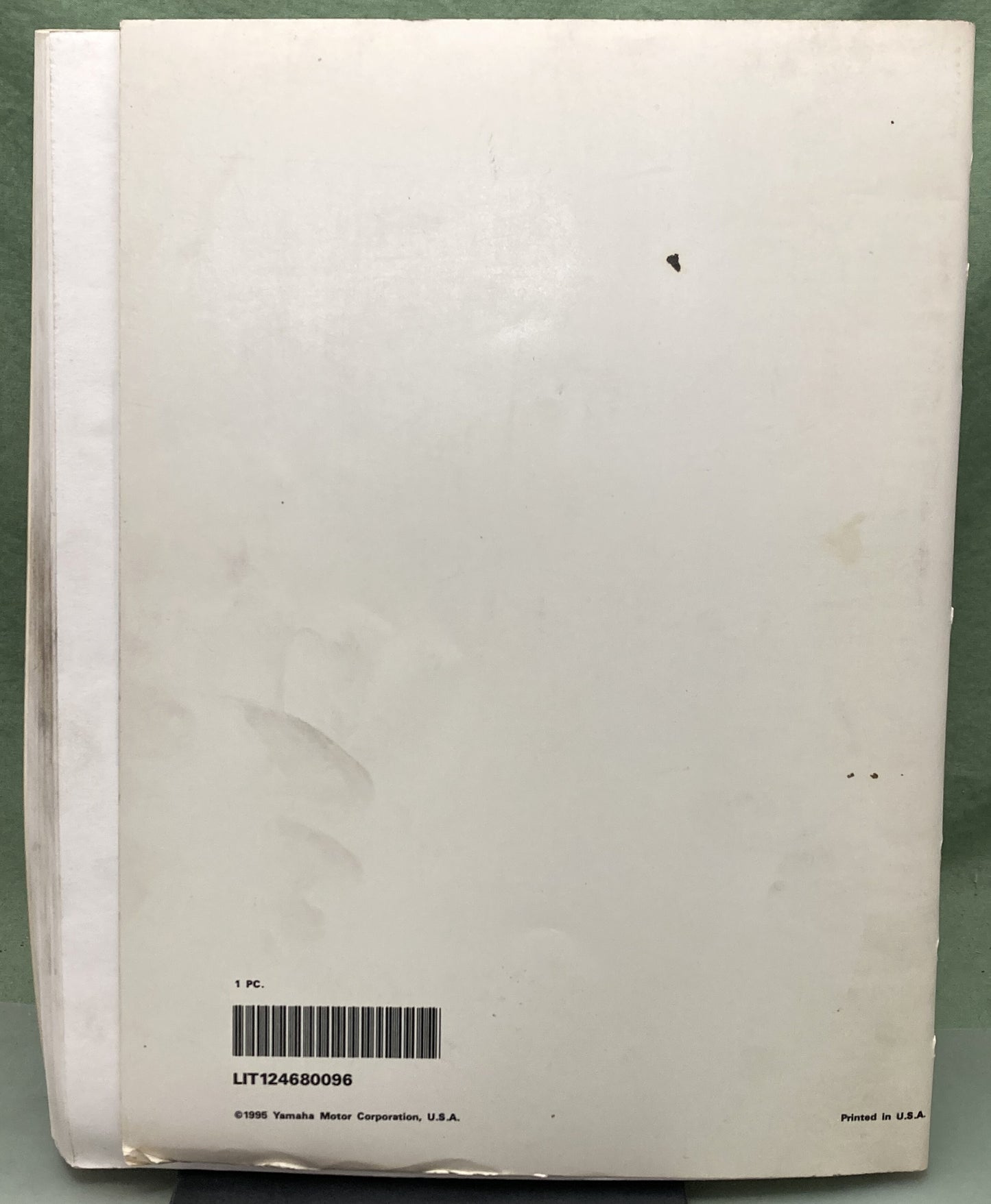 Genuine Yamaha LIT-12468-00-96 Snowmobile Technical Update 1996