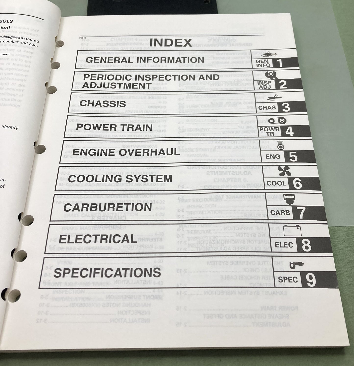 Genuine Yamaha LIT-12618-02-02 VT600C, VX600ERC, VX600SXBC Service Manual 1998