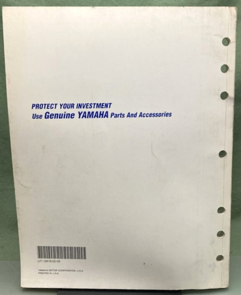 Genuine Yamaha LIT-12618-02-09 SRX700D/SD Service Manual 1999