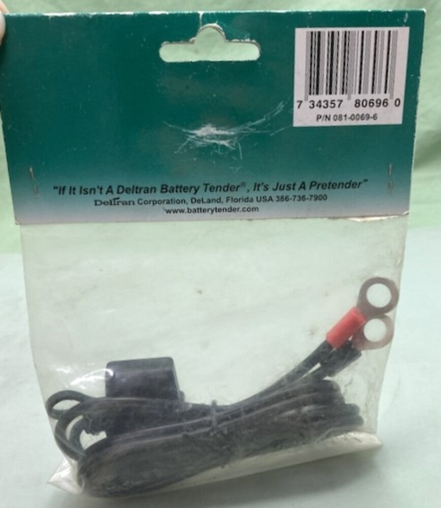 New Genuine Deltran 081-0069-6 Battery Tender Fused Ring Terminal Quick Connect