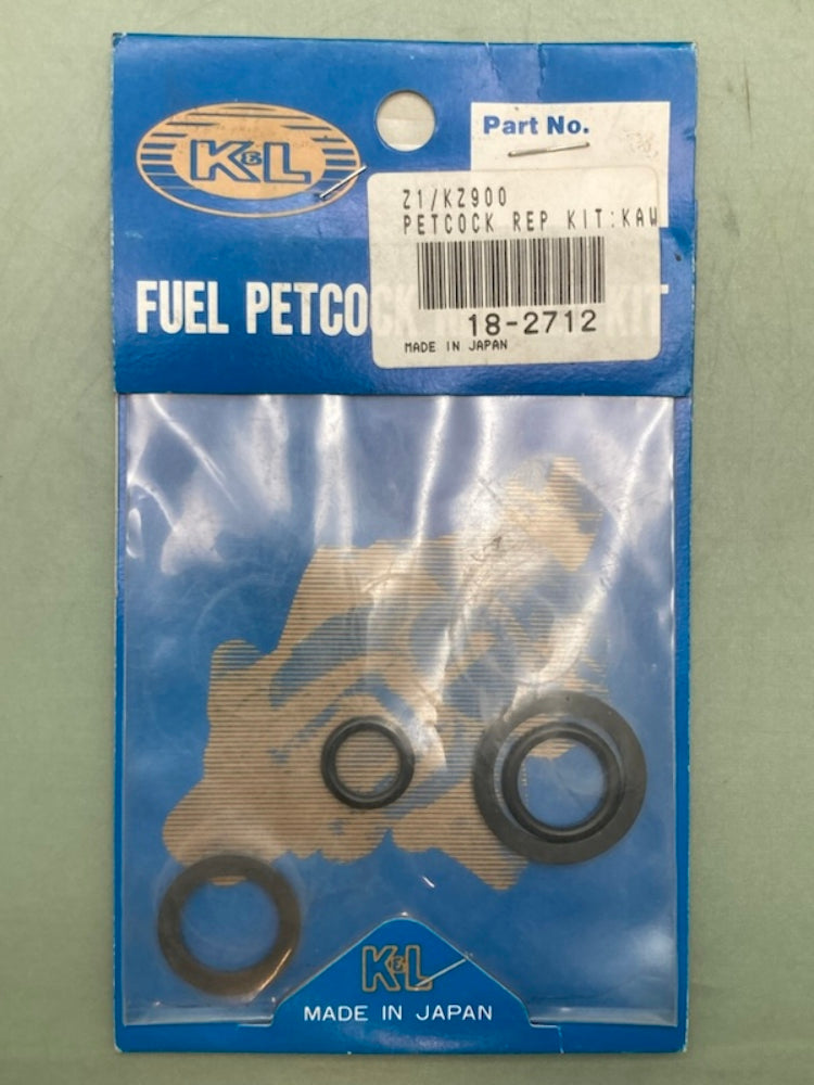 K&L 18-2712 Petcock Repair Kit for Kawasaki New Replaces