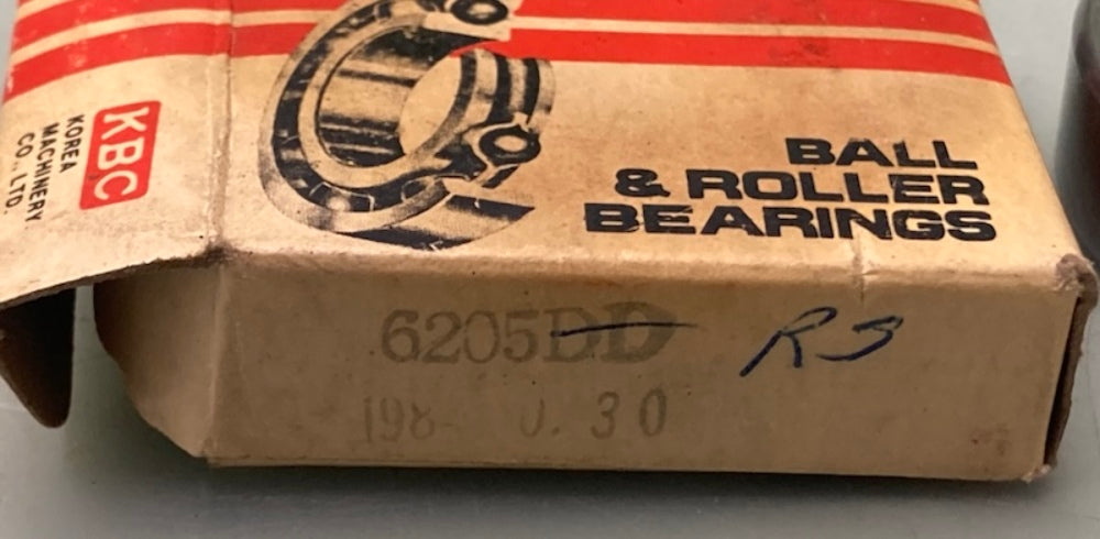 KBC 6205DD Ball Bearing ED65 New Genuine