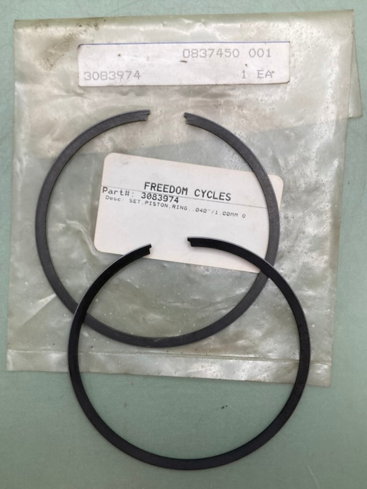 Polaris 3083974 Piston Ring Set O/S 1.0mm New Replaces