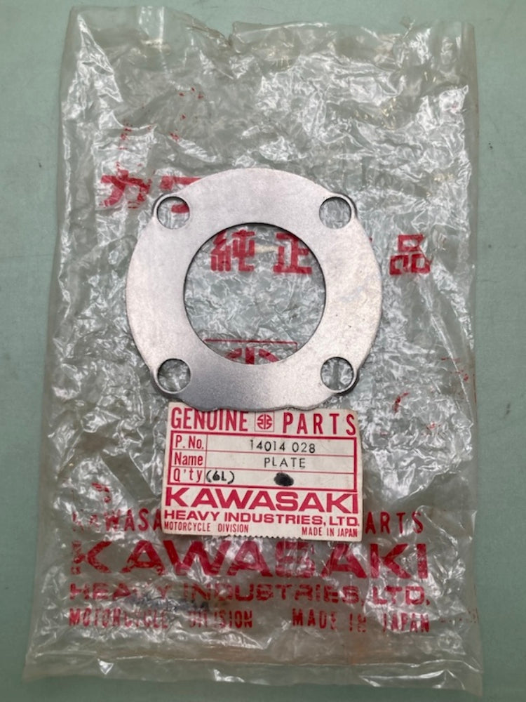 Kawasaki 14014-028 Plate Crank Bearing New Genuine