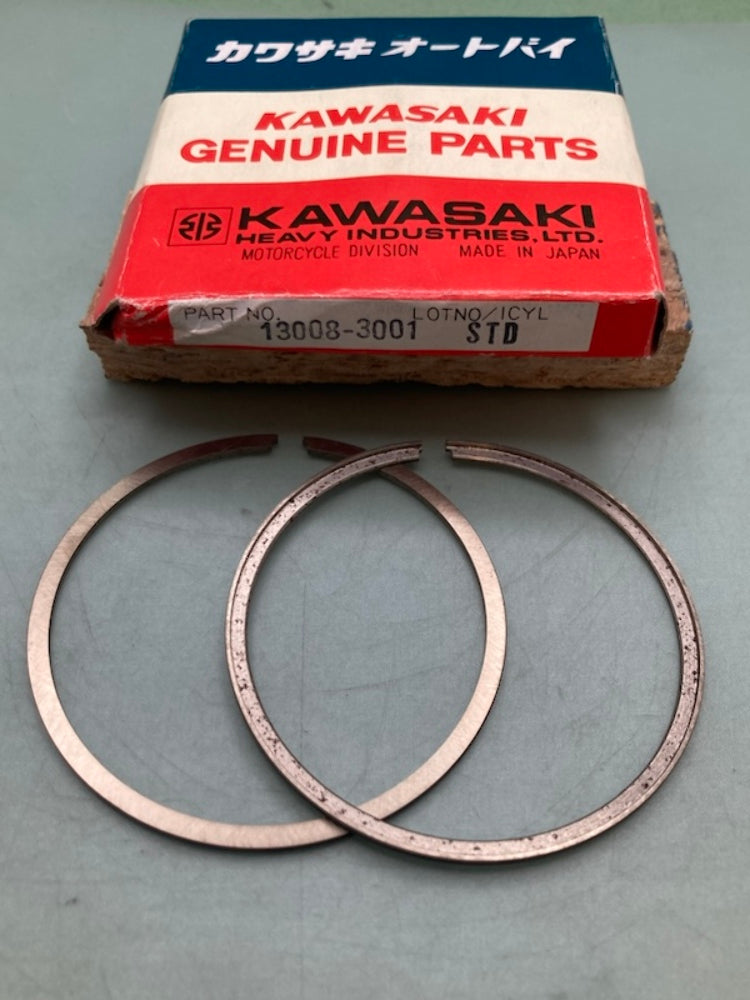Kawasaki 13008-3001 Piston Ring Set New Genuine