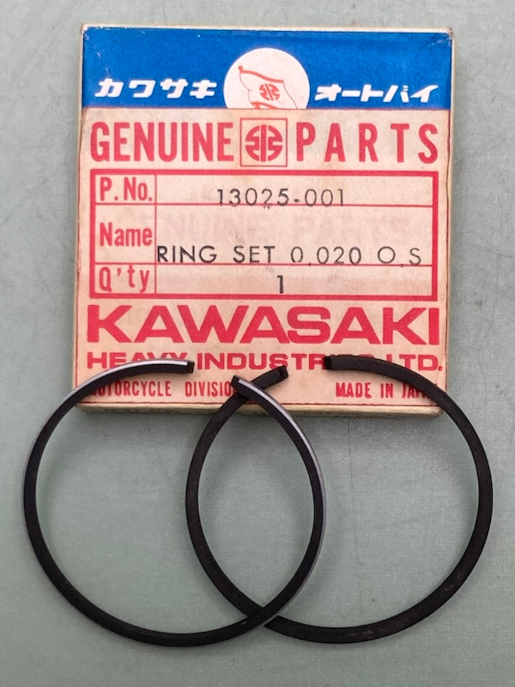 Kawasaki 13025-001 Piston Ring Set 0.50 New Genuine