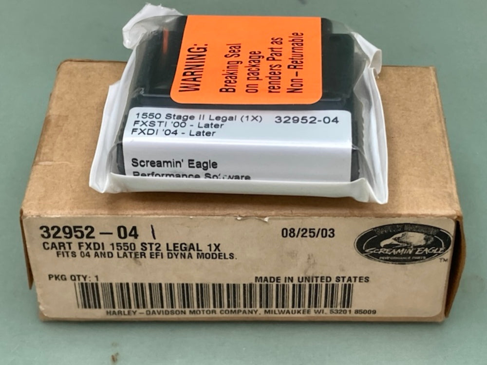 Harley Davidson 32952-04 Cart. FXDI 1551 ST2 Legal 1X New Genuine