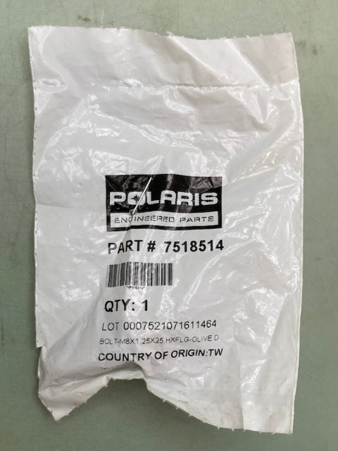QTY 2 Polaris 7518514 BOLT New Genuine