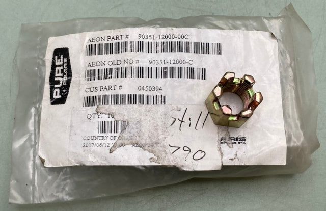 QTY 4 Polaris 0450394 NUT, LOCK New Genuine