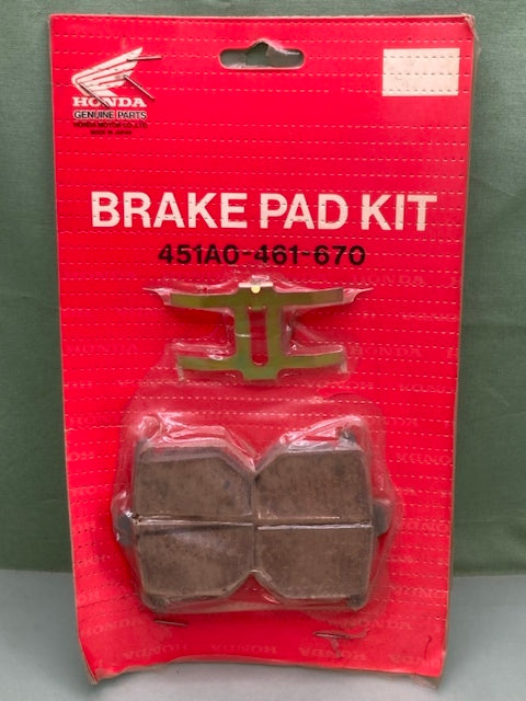 Honda 451A0-461-670 Pad, Set, Brake New Genuine