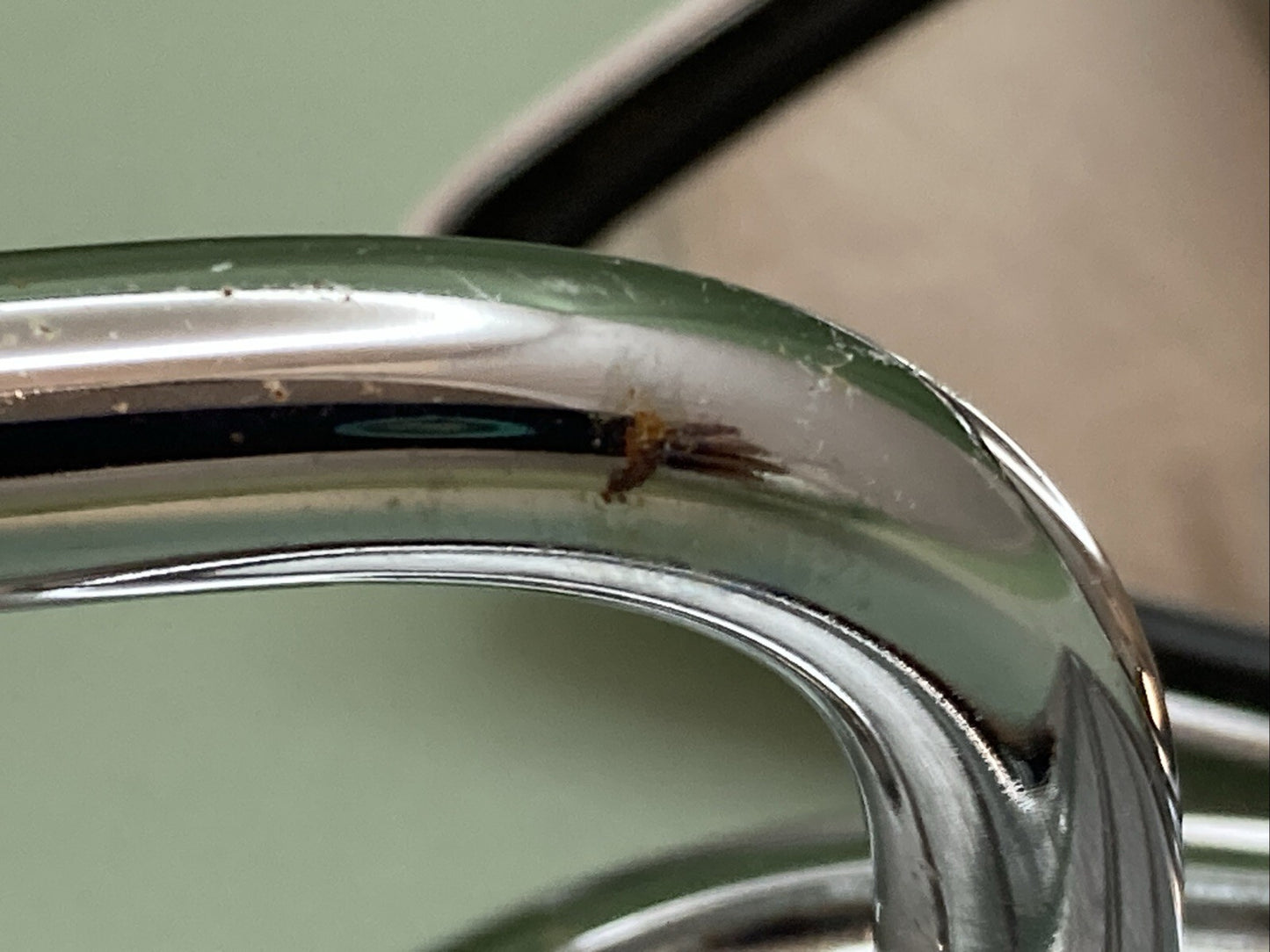 ARLEN NESS 13-036 13-035 Chrome Left & Right Teardrop Mirror, Steel Stem