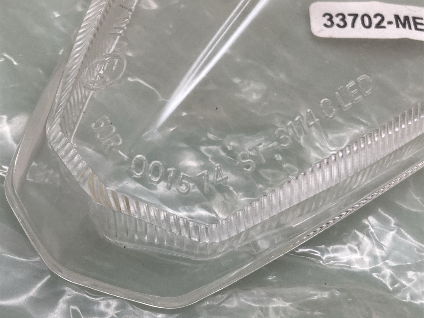 NEW REPLACES HONDA 33702-MEG-671 LENS, TAILLIGHT CLEAR