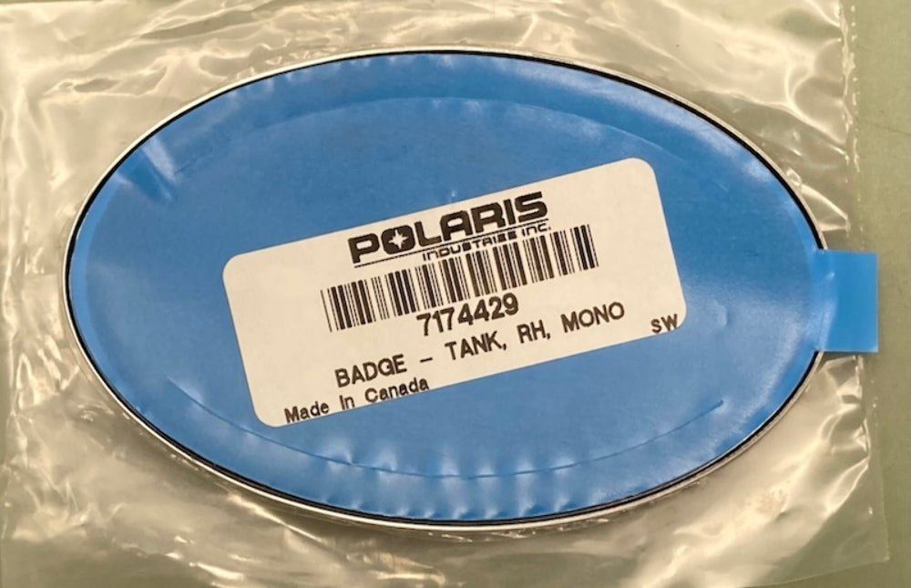 Polaris 7174429 Badge Tank, Right Hand, MONO New Genuine