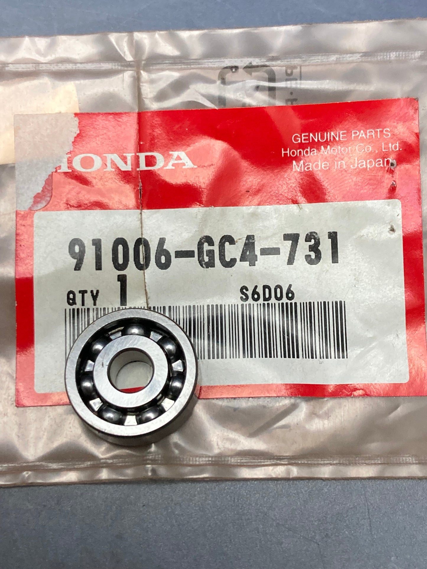 New Genuine Honda 91006-GC4-731 Radial Bearing