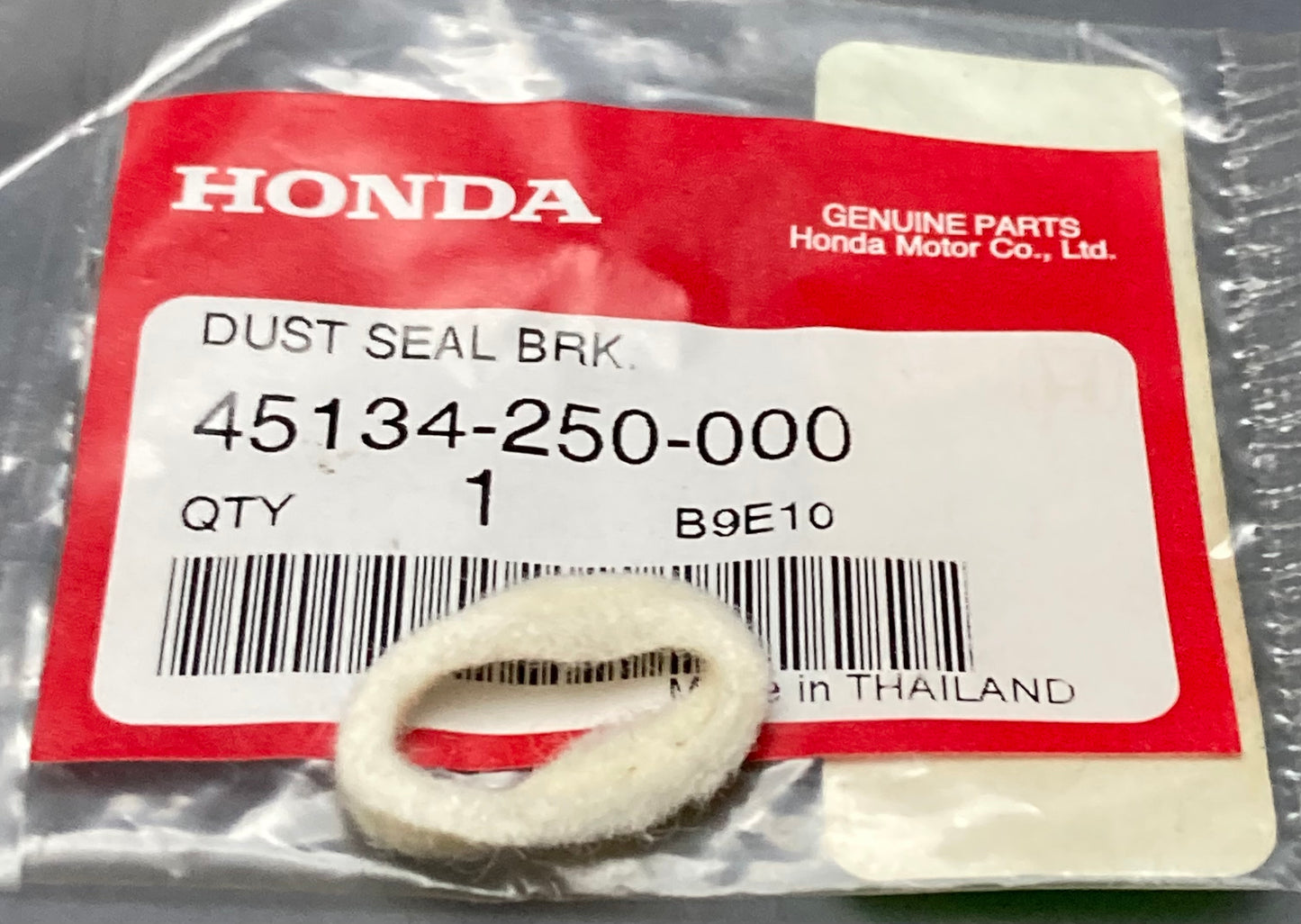 New Genuine Honda 45134-250-000 Dust, Seal, Brake
