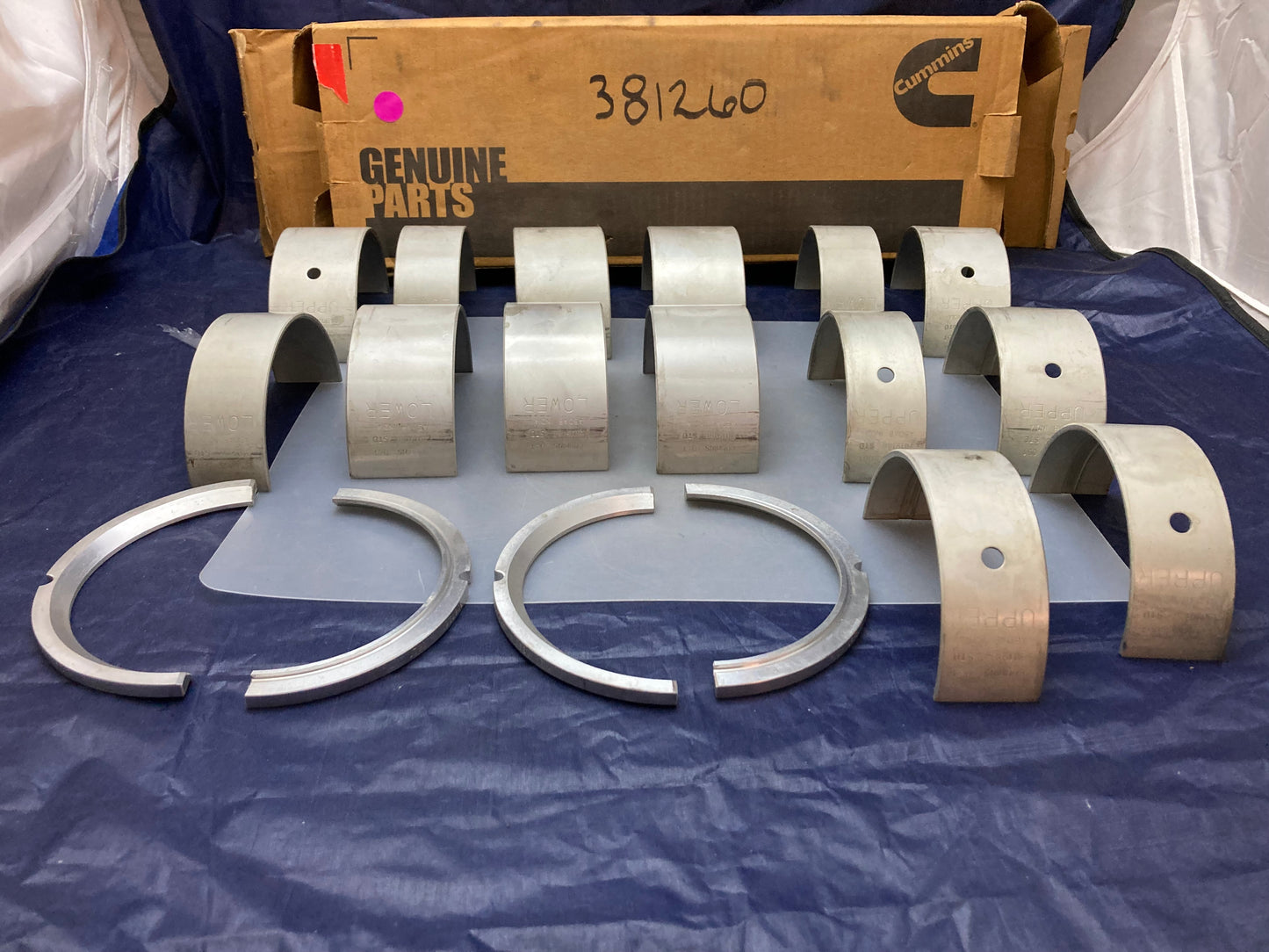 New Genuine Cummins 3801260 Main Bearing Set