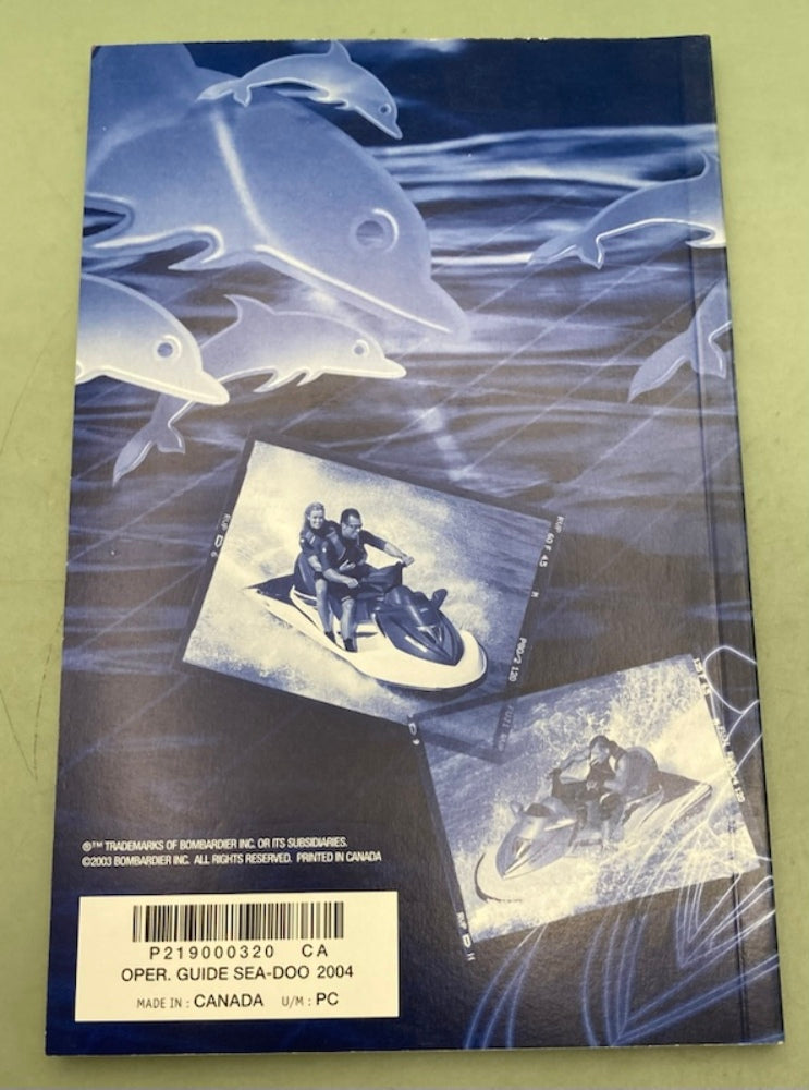 Sea-Doo 219000320 Operator's Guide Cond.2004 New Genuine