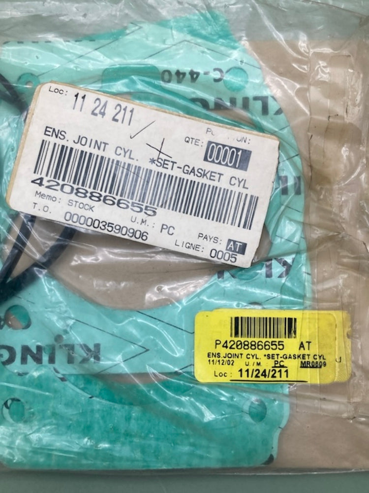 Sea-Doo 420886655 Cylinder Gasket Set, New Genuine