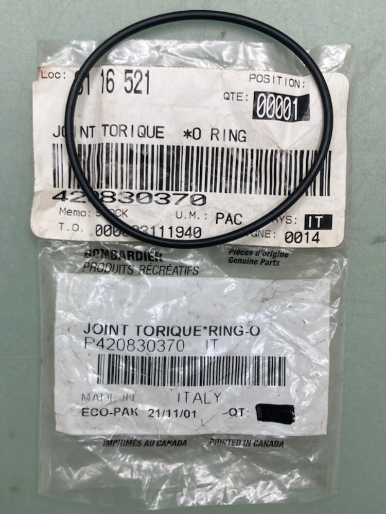 QTY 2 Bombardier 420830370 O-Ring, New Genuine