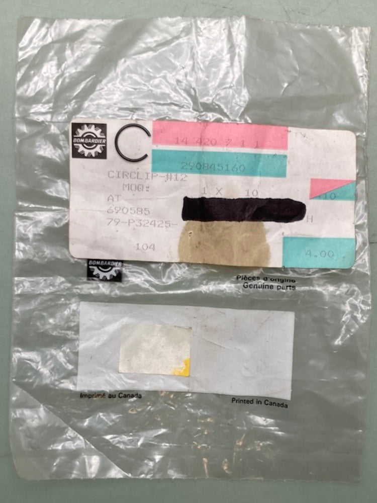Qty 2 Bombardier 290845160 Circlip, New Genuine